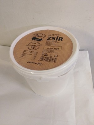 Étkezési sertészsír 2 kg